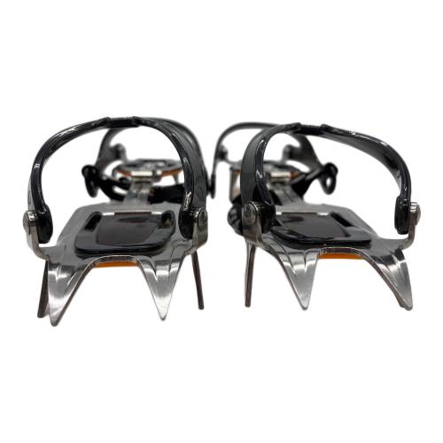 BLACK DIAMOND (ブラックダイヤモンド) BD33060 クランポン コンタクトストラップ　10本爪アイゼン 23～29cm ブラック×オレンジ