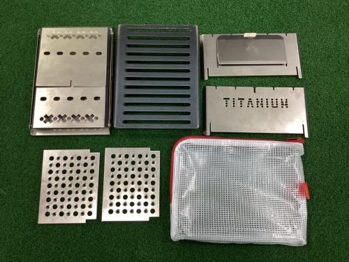 笑's (ショーズ) 焚火台 Mr.B-6 All Titanium