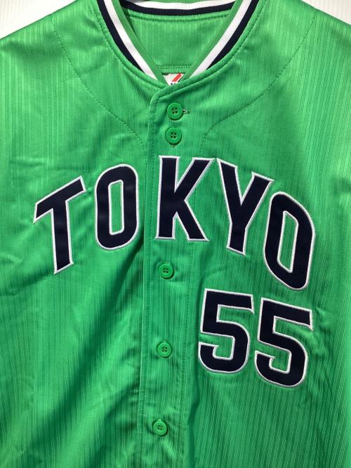 東京ヤクルトスワローズ (トウキョウヤクルトスワローズ) 応援グッズ Sサイズ グリーン ユニフォーム 村上宗隆【55】