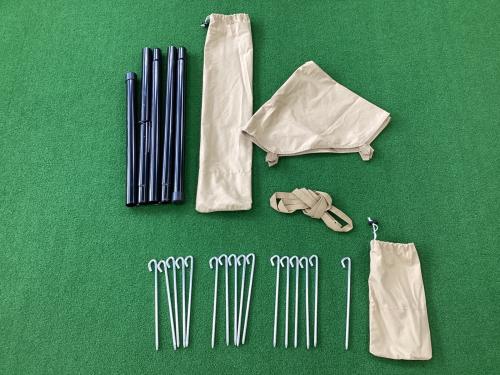 DOD (ディーオーディー) モノポールテント T3-736-KH レンコンテント2M 約390×390×260㎝ 3～4人用 TC素材