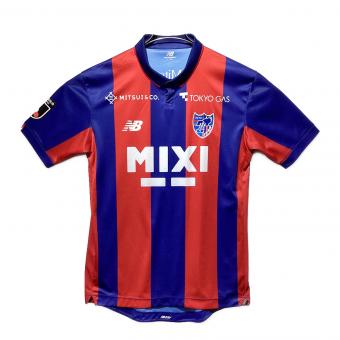 FC東京 (エフシートウキョウ) サッカーユニフォーム SIZE L ブルー×レッド ＠ 森重真人【3】2023 ホーム レプリカ NEW BALANCE AMT35214