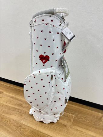 Callaway (キャロウェイ) キャディバッグ ホワイト 5124318 24年春夏 ＠ レディース ラブキャロウェイ スタンド 24 JM