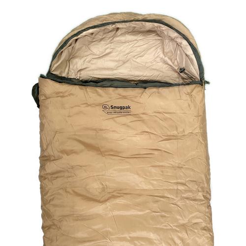 Snugpak (スナグパック) 封筒型シュラフ(化繊) タン ベースキャンプスリープシステム 【冬用】 約180×77cm