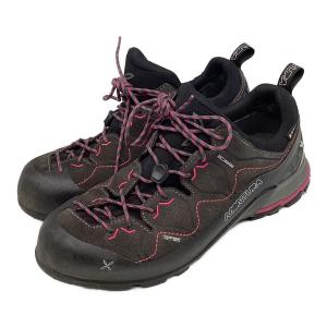 MONTURA (モンチュラ) トレッキングシューズ レディース SIZE 25cm ブラック×ピンク YARU ローカット GORE-TEX 代理店表記なし