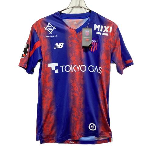 NEW BALANCE (ニューバランス) サッカーユニフォーム SIZE L ブルー×レッド ホーム レプリカ 2024 ショートスリーブ AMT45232