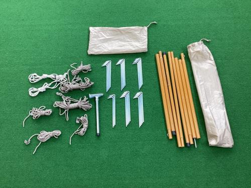 LOGOS (ロゴス) モノポールテント 71805559 Tradcanvas Tepee＆タープ350-BB| 300×350×180㎝ 3～5人用