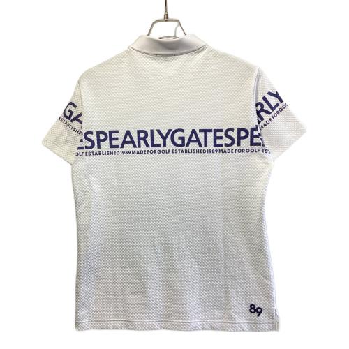 PEARLY GATES (パーリーゲイツ) ゴルフウェア(トップス) メンズ SIZE L ホワイト ぽこぽこギンガム半袖ポロシャツ 2021年モデル ポロシャツ 053-1260711