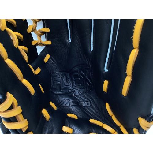 MIZUNO (ミズノ) 軟式グローブ ブラック×イエロー FLEX DUO オールラウンド用 PT0715