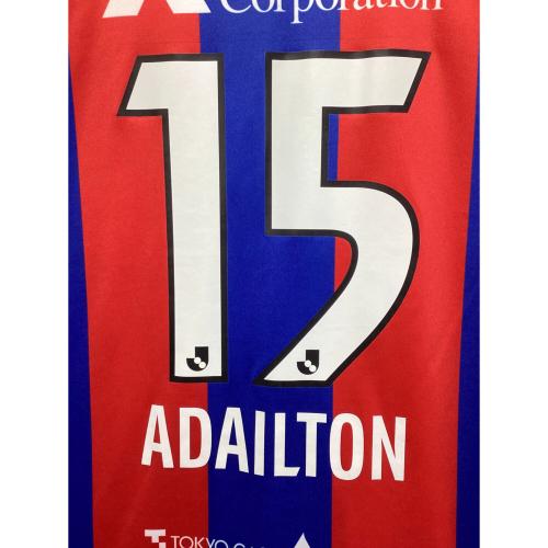 FC東京 (エフシートウキョウ) サッカーユニフォーム メンズ SIZE L ブルー×レッド アダイウトン【15】/2022年ホームユニフォーム JMTF2361