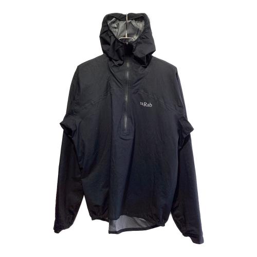Rab (ラブ) トレッキングウェア(レインウェア) メンズ SIZE XXL ブラック ファントムプルオン ケース付 QWF-81 Phantom Pull-on