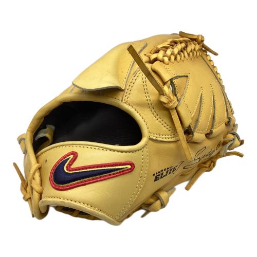 NIKE (ナイキ) 硬式グローブ イエロー 朋 ＠ Sixty.6 Premium Moist Touch Leather DIAMOND ELITE  J 投手用 6453J-2008X