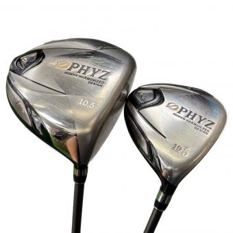 TOUR STAGE (ツアーステージ) ゴルフクラブ&キャディバッグセット PHYZ 10本セット 純正グリップ良好