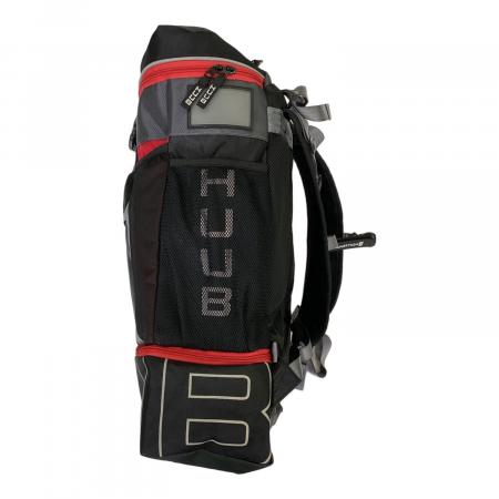HUUB トライアスロンバッグ ブラック×レッド トランジションバッグ40L