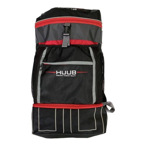 HUUB トライアスロンバッグ ブラック×レッド トランジションバッグ40L
