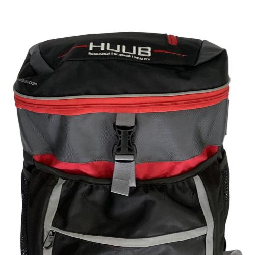 HUUB トライアスロンバッグ ブラック×レッド トランジションバッグ40L