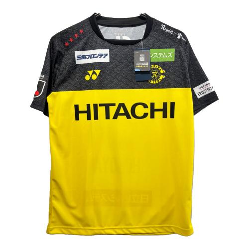 柏レイソル (カシワレイソル) サッカーユニフォーム SIZE O イエロー×グレー 細谷 真大【9】2025年 ユニゲームシャツ ＠ YONEX F25R0101