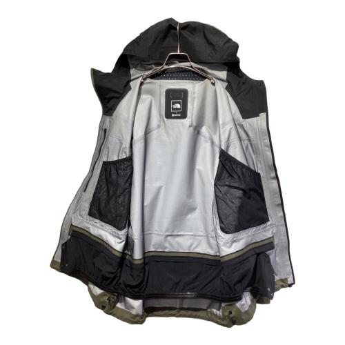 THE NORTH FACE (ザ ノース フェイス) スキーウェア(ジャケット) メンズ SIZE L カーキ×ブラック パウダーガイドライトジャケット NS62305