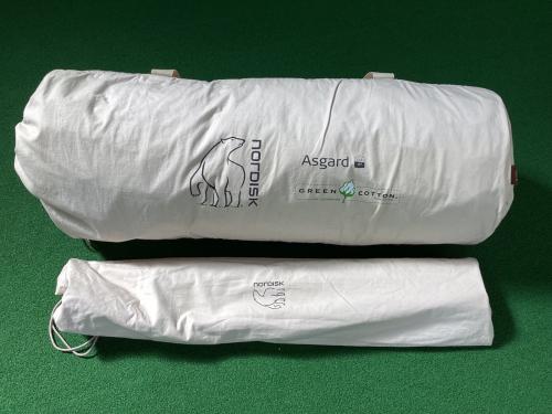 Nordisk (ノルディスク) モノポールテント 通常程度の使用感  ユニフレームバインドベルト付き アスガルド12.6 約400×375×250cm