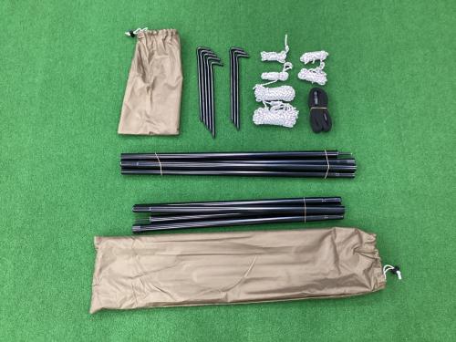 Snow peak (スノーピーク) ツールームテント 2018年製 SET-250H エントリーパックTT テント：約530×300×150(h)cm タープ：約500×570×280(h)cm 2～4人用