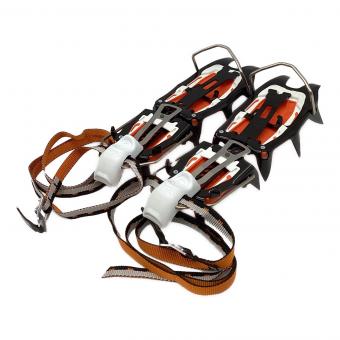 PETZL (ペツル) 12本爪アイゼン ブラック×オレンジ ケース付き VASAK