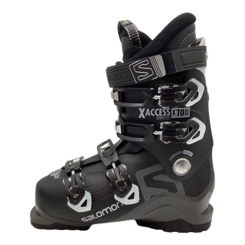 スキーブーツ サロモン XACCESS アクセス X70 WIDE 25.5 SALOMON (サロモン) スキーブーツ SIZE 25.5cm ブラック×グレー