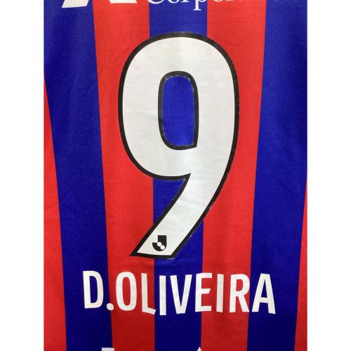 FC東京 (エフシートウキョウ) サッカーユニフォーム SIZE L ブルー×レッド 2021 ホーム レプリカユニフォーム ディエゴ・オリヘヴェイラ【9】 NEW BALANCE JMTF1028