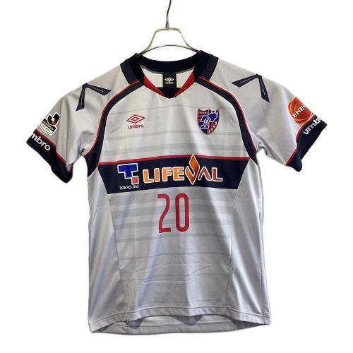 FC東京 (エフシートウキョウ) サッカーユニフォーム MLサイズ グレー 2017 ユニフォーム アウェイ 半袖 前田遼一【20】 UDS6719A