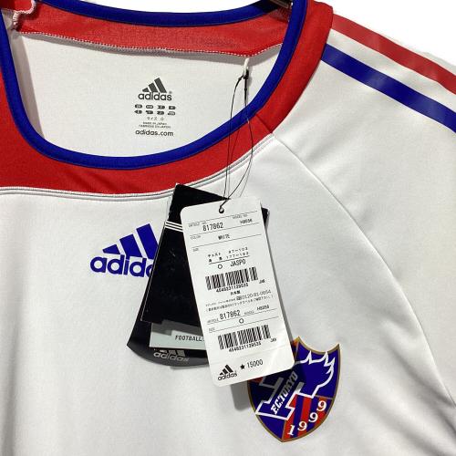 FC東京 (エフシートウキョウ) サッカーユニフォーム SIZE O ホワイト×ブルー×レッド 2005年アウェーユニフォーム adidas 817862