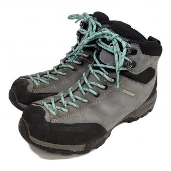 SCARPA (スカルパ) トレッキングシューズ レディース SIZE 24.5cm グレー×スカイブルー ＠ 63323-202-7 MOJITO HIKE GTX ハイカット(ソフトソール) GORE-TEX