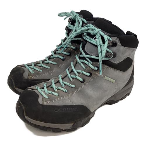 SCARPA (スカルパ) トレッキングシューズ レディース SIZE 24.5cm グレー×スカイブルー ＠ 63323-202-7 MOJITO HIKE GTX ハイカット(ソフトソール) GORE-TEX