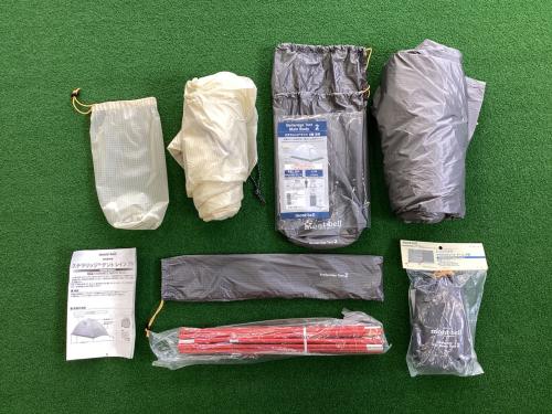 mont-bell (モンベル) ステラリッジ2型 約210×130×105㎝ 1～2人用  1122649 未使用品