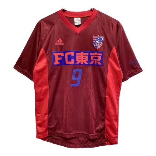 FC東京 (エフシートウキョウ) サッカーユニフォーム SIZE L レッド ルーカス・セベリーノ【9】2004年 スペイン遠征ユニフォーム ※サイン証明無 adidas 477486