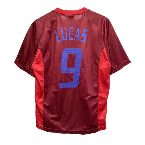 FC東京 (エフシートウキョウ) サッカーユニフォーム SIZE L レッド ルーカス・セベリーノ【9】2004年 スペイン遠征ユニフォーム ※サイン証明無 adidas 477486