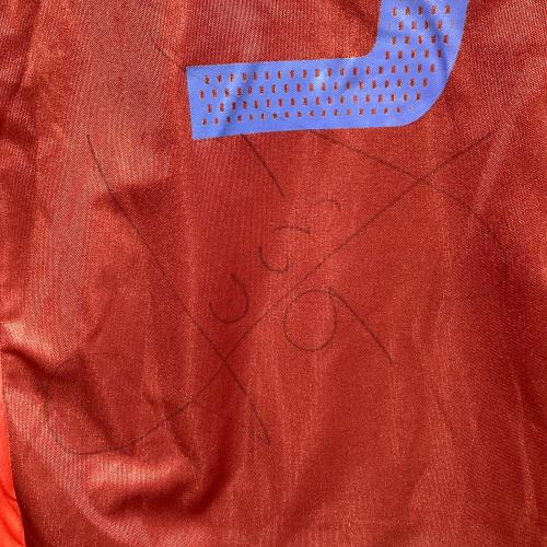 FC東京 (エフシートウキョウ) サッカーユニフォーム SIZE L レッド ルーカス・セベリーノ【9】2004年 スペイン遠征ユニフォーム ※サイン証明無 adidas 477486