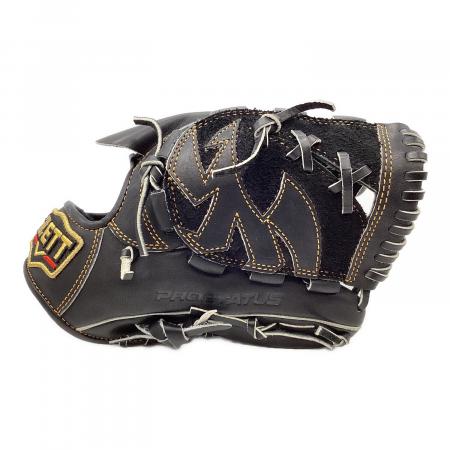 ZETT (ゼット) 軟式グローブ 28cm ブラック プロステイタス 投手用