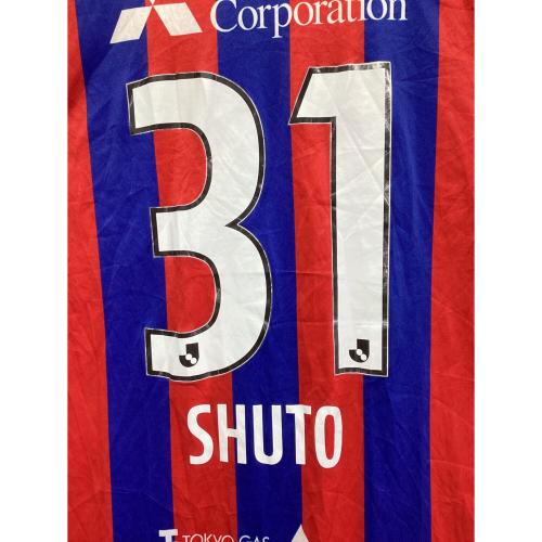 FC東京 (エフシートウキョウ) サッカーユニフォーム メンズ SIZE XL ブルー×レッド 安部柊斗【31】2021年レプリカユニフォーム JMTF1028