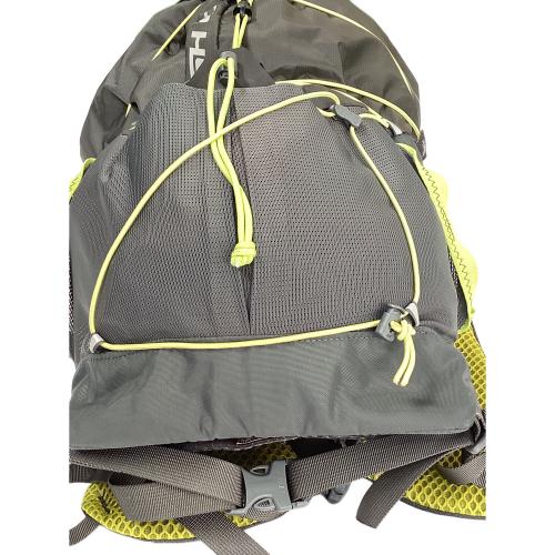 PAAGO WORKS (パーゴワークス) バックパック グレー×グリーン RUSH20 背面長40cm以下 トレラン用