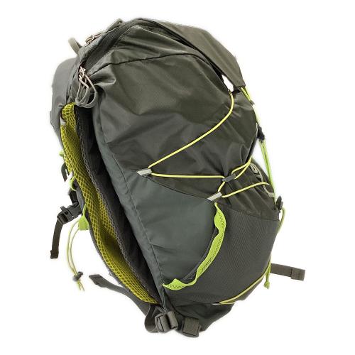 PAAGO WORKS (パーゴワークス) バックパック グレー×グリーン RUSH20 背面長40cm以下 トレラン用