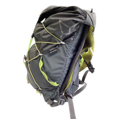 PAAGO WORKS (パーゴワークス) バックパック グレー×グリーン RUSH20 背面長40cm以下 トレラン用