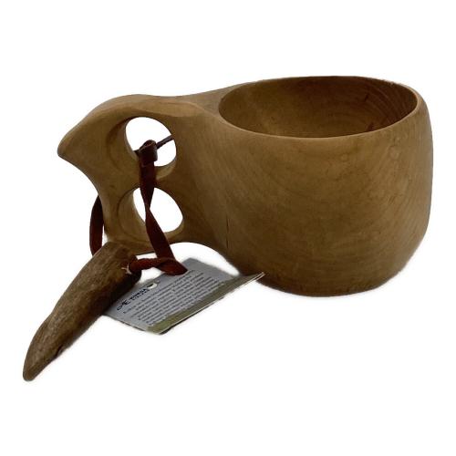 KUKSA(ククサ) アウトドア食器 トナカイの角マドラー付 フィンランド製