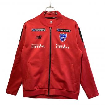 FC東京 (エフシートウキョウ) サポーターグッズ SIZE L レッド 2023年モデル NEW BALANCE ウィンドジャケット AMJ35224