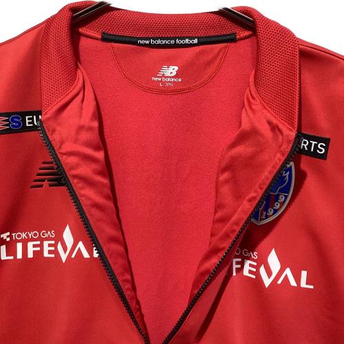 FC東京 (エフシートウキョウ) サポーターグッズ SIZE L レッド 2023年モデル NEW BALANCE ウィンドジャケット AMJ35224