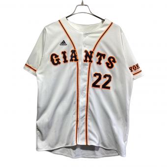 読売ジャイアンツ (ヨミウリジャイアンツ) 応援グッズ SIZE XO ホワイト×オレンジ adidas ユニフォーム 小林誠司【22】