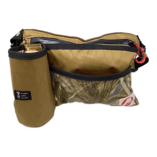 WINDY AND RAINY (ウィンディー アンド レイニー) サコッシュ タン Asimocrafts 3wayEmptyhandbag