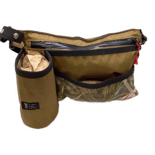 WINDY AND RAINY (ウィンディー アンド レイニー) サコッシュ タン Asimocrafts 3wayEmptyhandbag