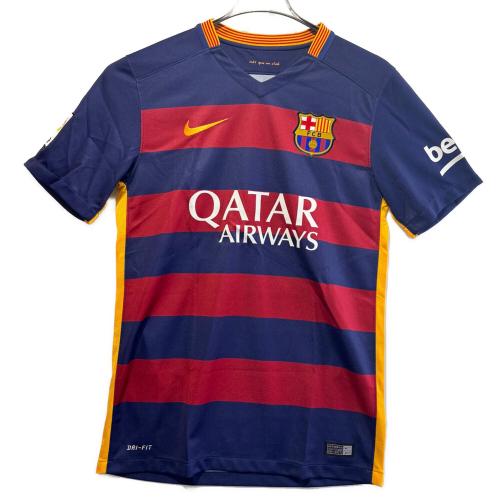 FCバルセロナ サッカーユニフォーム SIZE S ネイビー×レッド 15/16 ユニフォーム ホーム 半袖 レプリカ  リオネル・メッシ【10】 658794-422