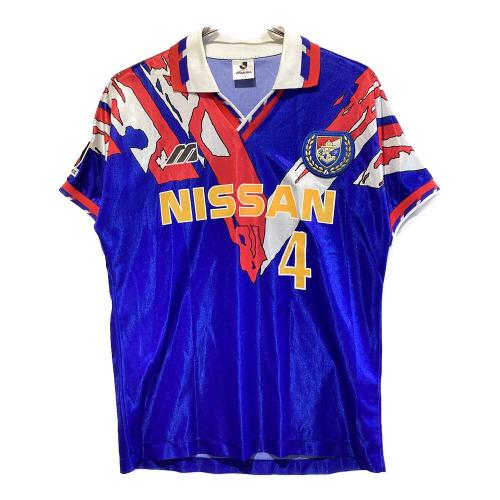 横浜F・マリノス (ヨコハマエフマリノス) サッカーユニフォーム メンズ SIZE L ブルー 初代ユニフォーム/井原正巳【4】