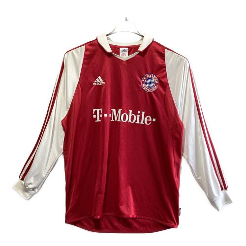 FCバイエルンミュンヘン (エフシーバイエルンミュンヘン) サッカーユニフォーム SIZE 2XO レッド×ホワイト 2003年ホームユニフォーム 021550