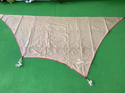 Snow peak (スノーピーク) ヘキサタープ 2017年製 TP-861 HDタープ“シールド”・ヘキサ（M) 約475×420cm 3～4人用