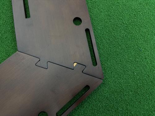 R/cr アウトドアテーブル ブラウン ヘキサゴンテーブル